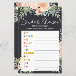 Möhippa Game Emoji Pictionary Pastel Peach