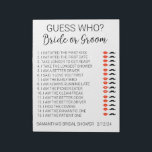 Möhippa Game Gissa vem Anteckningsblock<br><div class="desc">Den här designen kan vara personlig i det område som tillhandahålls genom att ändra fotot och/eller text. Du kan också anpassa den genom att klicka på Anpassa den här mallen och sedan välja klicka för att anpassa ytterligare alternativ och ta bort eller ändra färg i bakgrunden, lägga till text, ändra...</div>