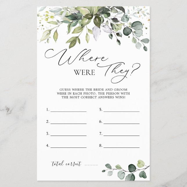 Möhippa Game Greenery där de var Flygblad (Framsidan)