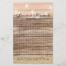 Möhippa Game Ord Search Rustic Wood Lantern