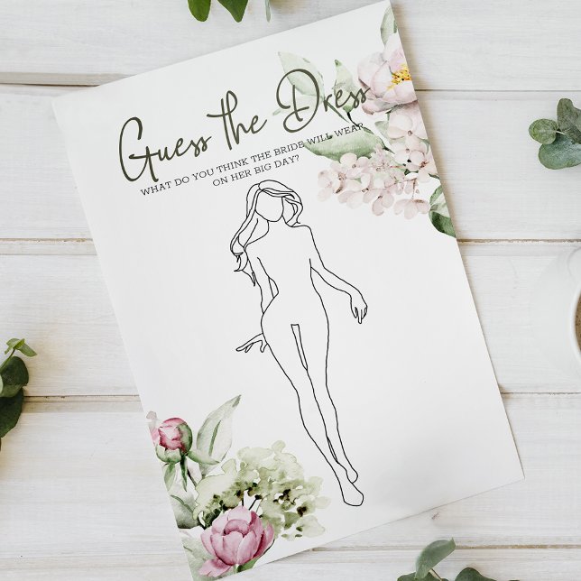 Möhippa Game Peonies Rosa Gissa Dress Flygblad (Skapare uppladdad)