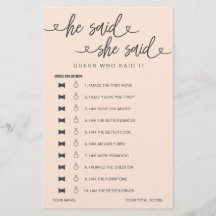 Möhippa Game sa att hon sa att hon gissade