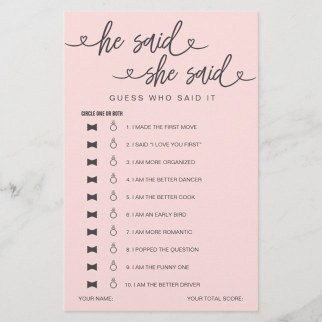 Möhippa Game sa att hon sa att hon gissade (Framsida)