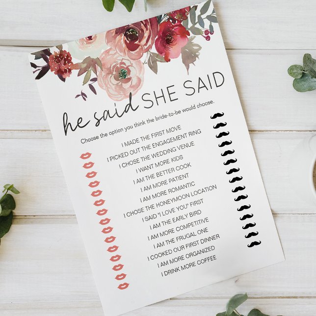 Möhippa Game sa att hon sa att Red  Blommigt Ro (Skapare uppladdad)