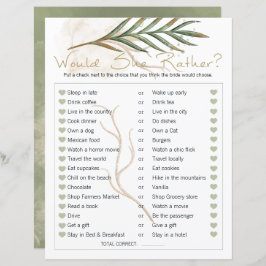 Möhippa Game skulle hon hellre än Guld Sage