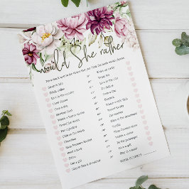 Möhippa Game skulle hon hellre än Peonies Rosa