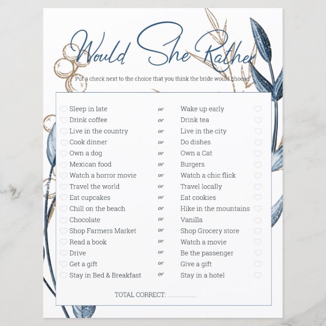 Möhippa Game skulle hon hellre blåa Guld (Framsida)