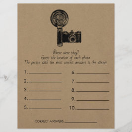 Möhippa Game var de? Bröllop Reklamblad