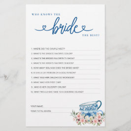 Möhippa Game Vem känner Bride bäst?