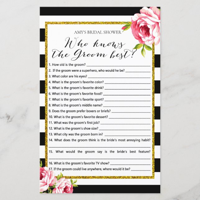 Möhippa Game - Vem vet Groom Best (Framsida)