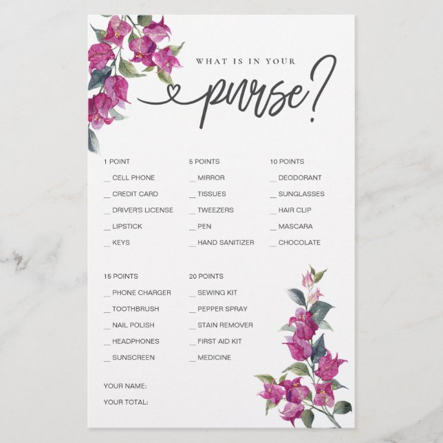 Möhippa Game What is in Your Purse? (Framsida)