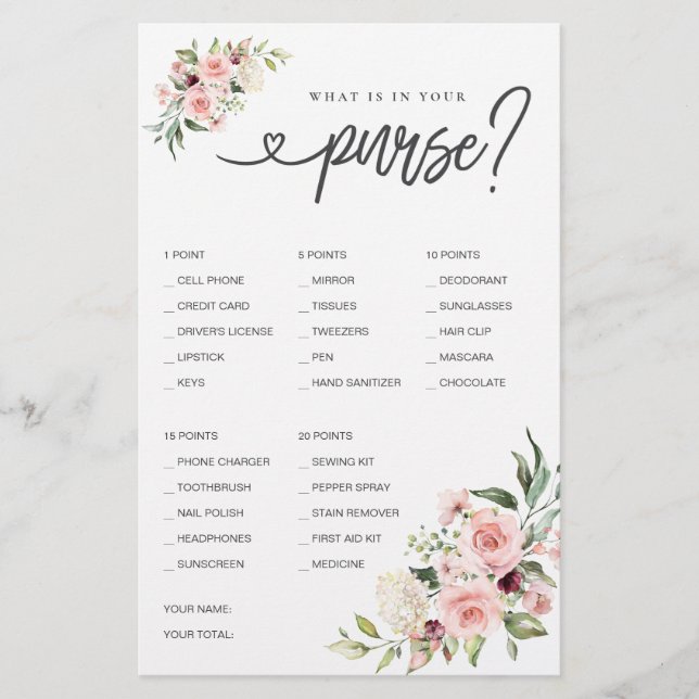 Möhippa Game What is in Your Purse? (Framsida)