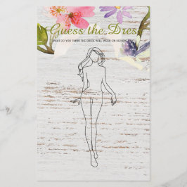 Möhippa Game White Wood Rosa Gissa Dress Flygblad