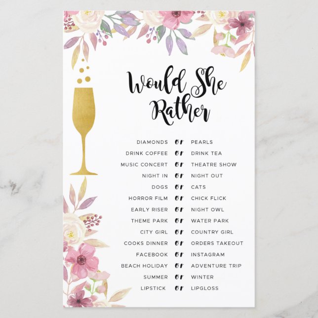 Möhippa Games skulle hon hellre dricka champagne (Framsida)