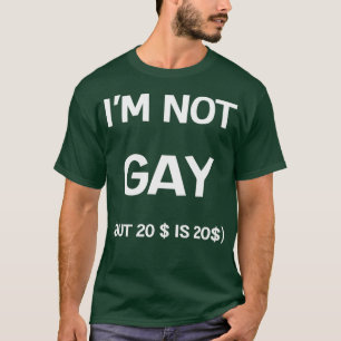 möhippa gay rolig fest present pengar t shirt