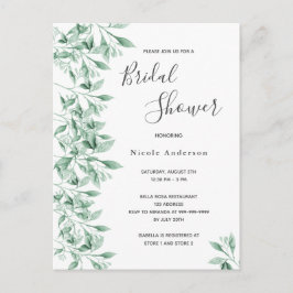 Möhippa gienery botaniskt inbjudningsskript vykort