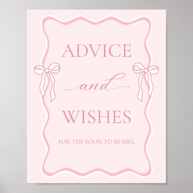 Möhippa Gifter sig Advice & Önskemål Poster (Framsidan)