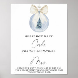 Möhippa Gissa hur många Kork som Poster