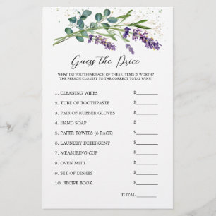 Möhippa Gissa Pris Game Lavender Eucalyptus Brevpapper