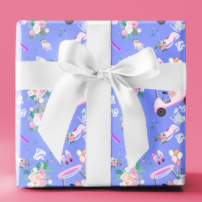 Möhippa Golf Möhippa Sömlös Mönster Presentpapper (Skapare uppladdad)