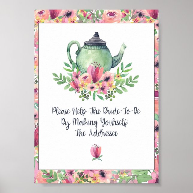 Möhippa Gör dig själv till adressatens signatur Poster (Framsidan)