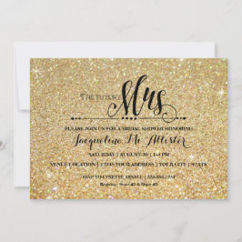 Möhippa Guld Glitter Future Modern Fab Inbjudningar