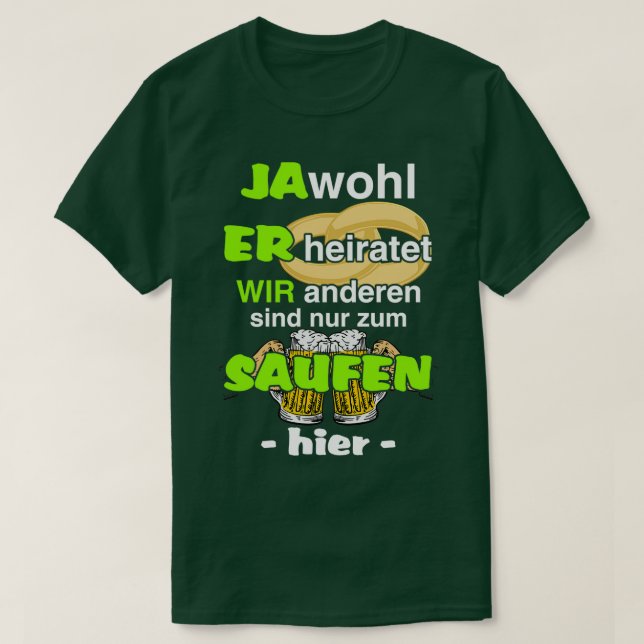 Möhippa HAN ska gifta sig T Shirt (Design framsida)