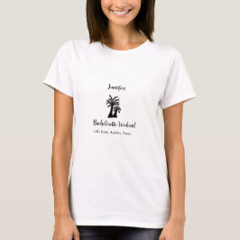 Möhippa helg kokossträdsklubb lägg till namn t shirt