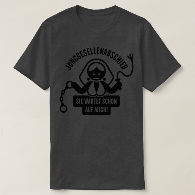 Möhippa Hen väntar på mig JGA T Shirt (Design framsida)