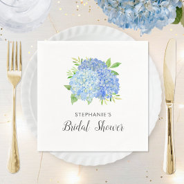 Möhippa Hydrangea Blue Blommigt Pappersservett