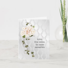 Möhippa Hydrangea Bouquet för årsdagen Kort