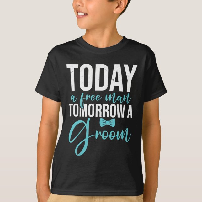 Möhippa I Morgon En Brudgum  T Shirt (Framsida)
