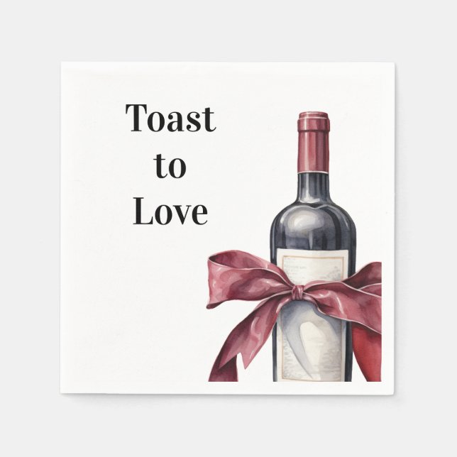 Möhippa i Napa Valley Pappersservett (Framsidan)