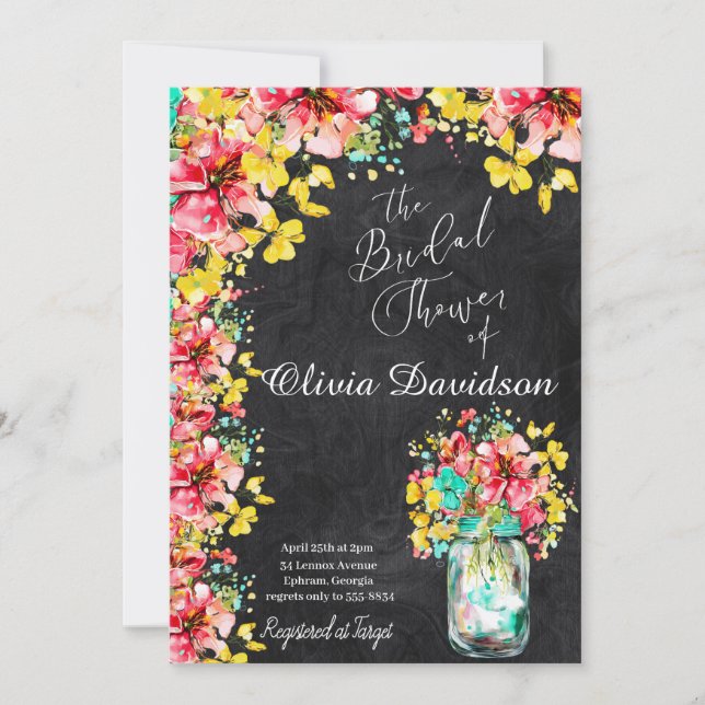 Möhippa i Petal Port Garden Inbjudningar (Framsida)