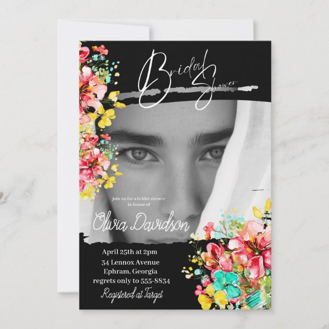 Möhippa i Petal Port Garden Inbjudningar (Framsida)