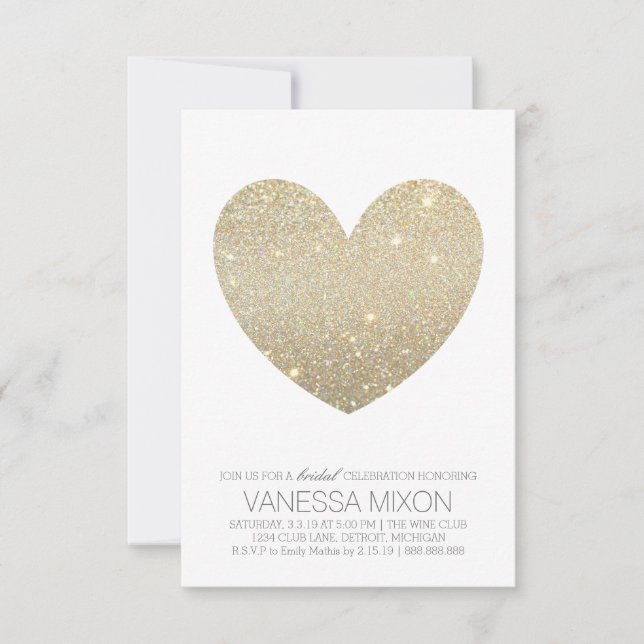 Möhippa Inbjudan | Heart Fab Bride (Framsida)