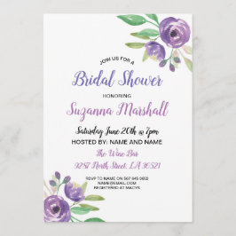 Möhippa Inbjudan Lila Flower Blommigt Lilac