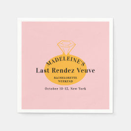 Möhippa Itinerary för Veuve Before Vows Pappersservett