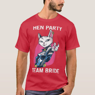 Möhippa Katt Tjej Sällskap Hen Party1170 T Shirt