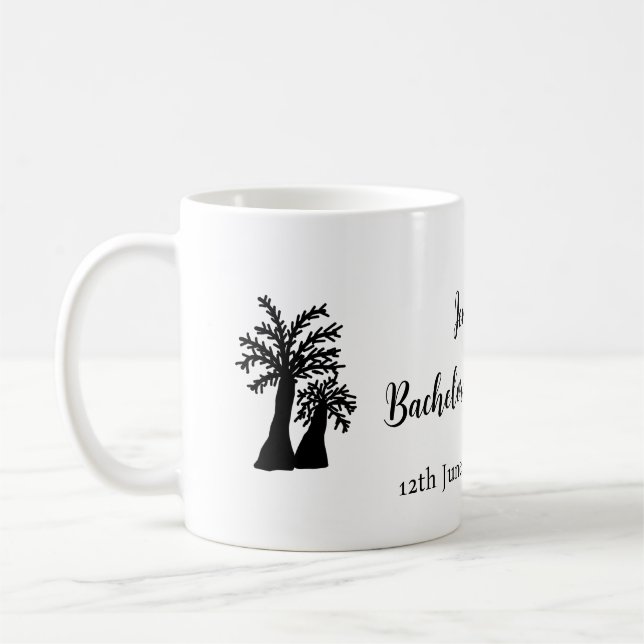 Möhippa kokossträdsklubb lägg till namn  kaffemugg (Vänster)