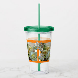 Möhippa Krona Daffodils Design Acrylic Tumbler Take Away Mugg