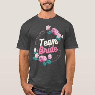 Möhippa Lag Brud blomma T Shirt