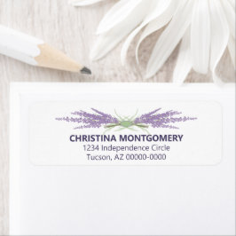 Möhippa Lavender Flower Herb Bundles Anpassningsba Returadress Etikett