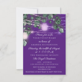 Möhippa Light Burk Lila Blue Inbjudningar