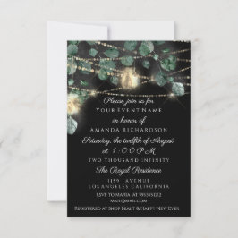 Möhippa Light Burk Rustic Black Inbjudningar