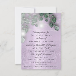 Möhippa Light Burk Rustic Lila Inbjudningar