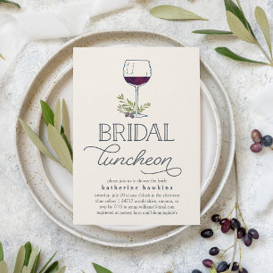 Möhippa Luncheon-inbjudan till Winery eller Vin Ta Inbjudningar