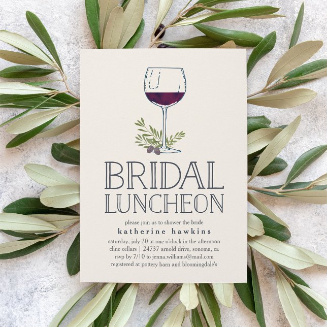 Möhippa Luncheon-inbjudan till Winery eller Vin Ta Inbjudningar (Skapare uppladdad)