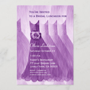 Möhippa Luncheon Söt Bridesmaid-klänningar Inbjudningar