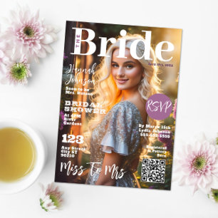 Möhippa Magazine Cover Inbjudningar